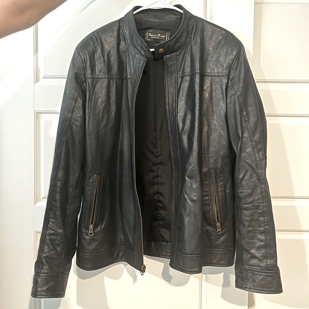 Argentinian Genuine Leather Men’s Jacket in Black